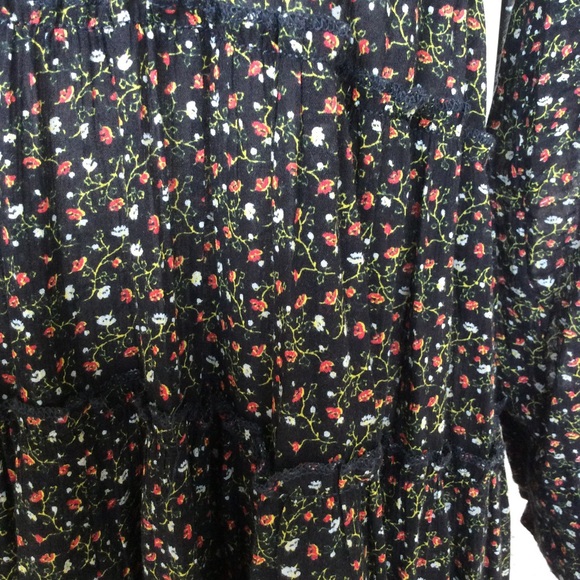 🌻 Ralph Lauren Boohoo Flowered Mini Dress 🌻 - Picture 7 of 7